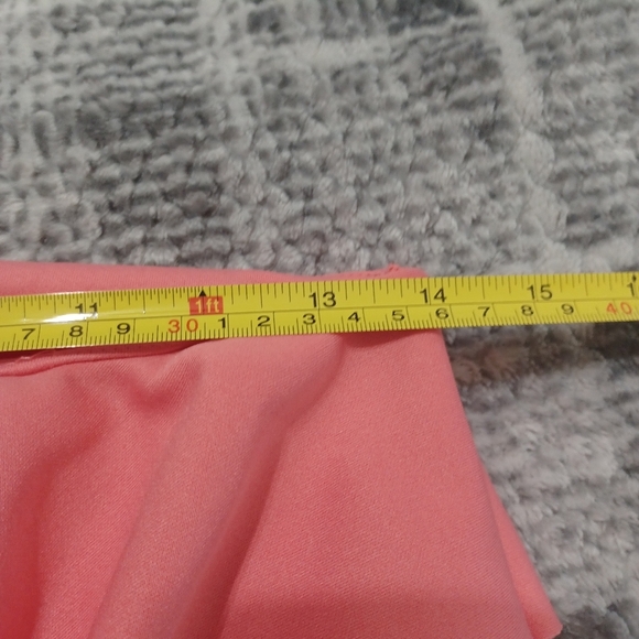 Goddiva London Bodysuit One Shoulder Ruffle Asymmetrical with Ruffles Pink sz XS - Picture 4 of 8